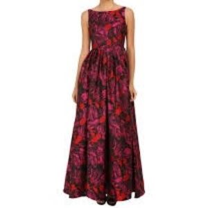 Adrianna Papell Jacquard Ball Gown Formal